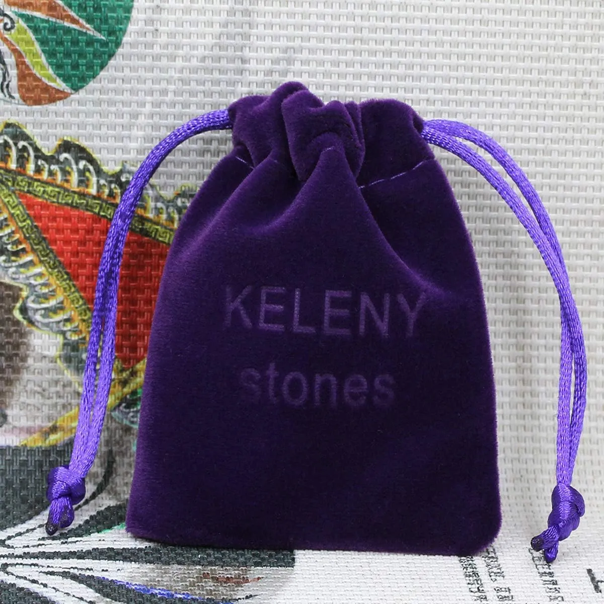 Keleny Gem Semi Precious Gemstones 8mm Round Beads Crystal Stretch Bracelets 7 Inch Unisex
