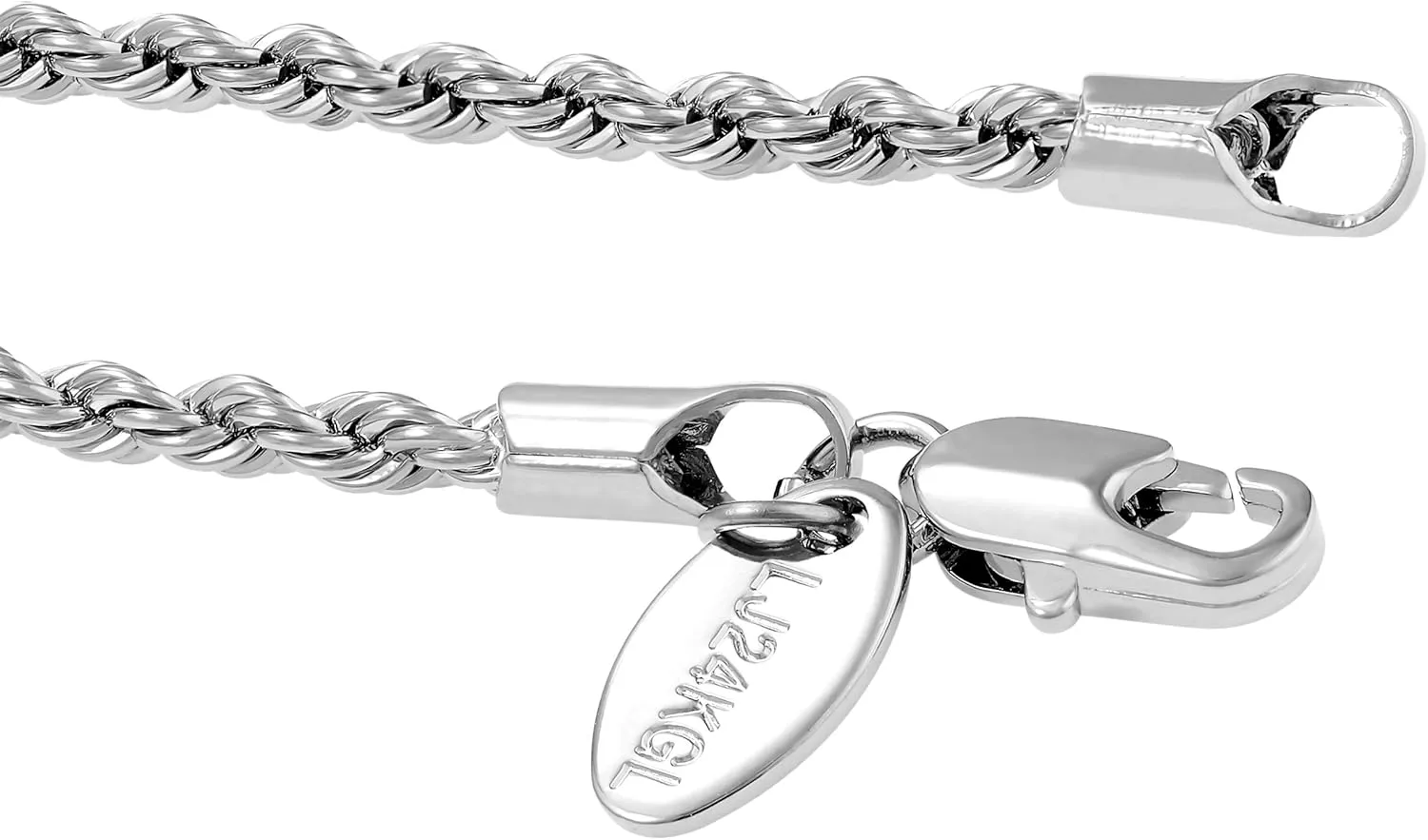 LIFETIME JEWELRY Womens 2mm Rope Chain Bracelet 24k Real Gold Plated