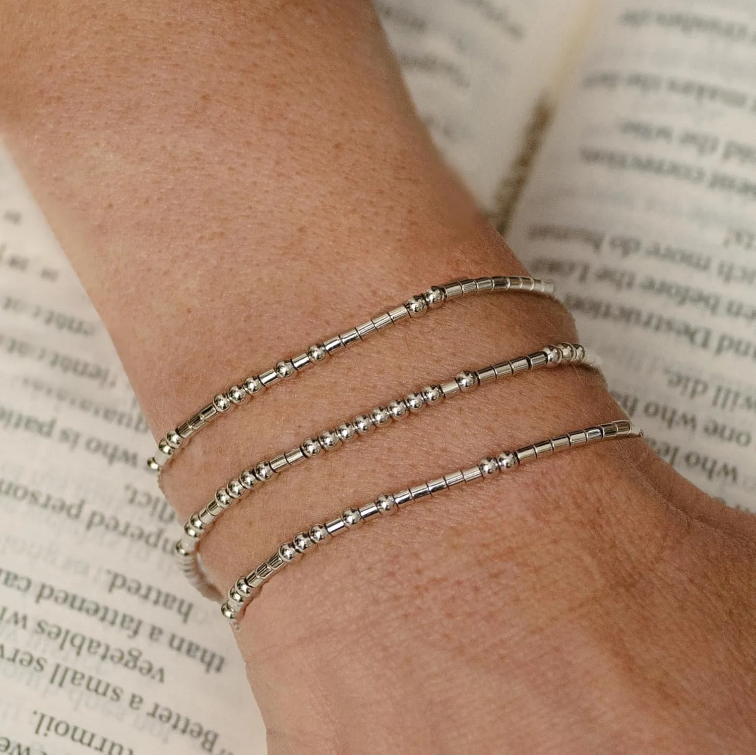 Loved Creations Morse Code Bracelets, Strength Inspirational Morris Code Bracelet for Women, 925 Sterling Silver Blessed Jewelry Gifts for Women Men