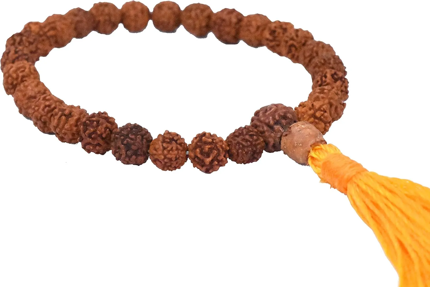 Mandala Crafts Rudraksha Bracelet for Women Men - Rudraksha Mala Bracelet - Rudraksha Beads Bracelet Tibet Beads Rudraksha Wrist Mala