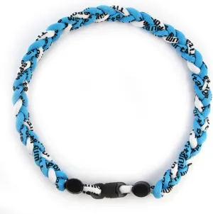 MapofBeauty 18" Fashion Three Braided Rope Sport Style Tornado Necklace-Two Colors