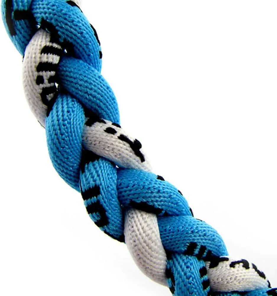 MapofBeauty 18" Fashion Three Braided Rope Sport Style Tornado Necklace-Two Colors