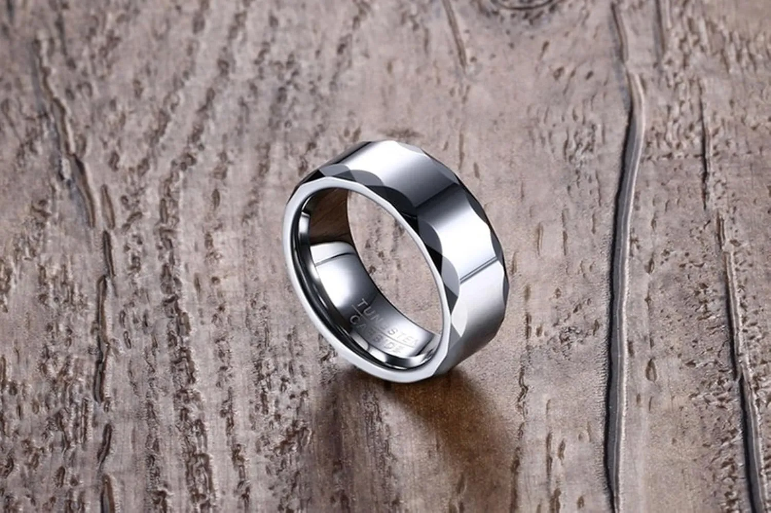 Matching Rings for Couples Silver Ring Hollow Oval, White Zircon Oval 925 Silver Rings for Women Tungsten Steel Mens Rings