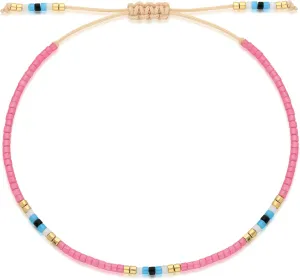 Miyuki Seed Bead Evil Eye Bracelets, Beaded Bracelets for Women, String Evil Eye Jewelry, Adjustable Protection Bracelet, Gifts for Women, Luck Amulet for Women, Men, Family & Friends