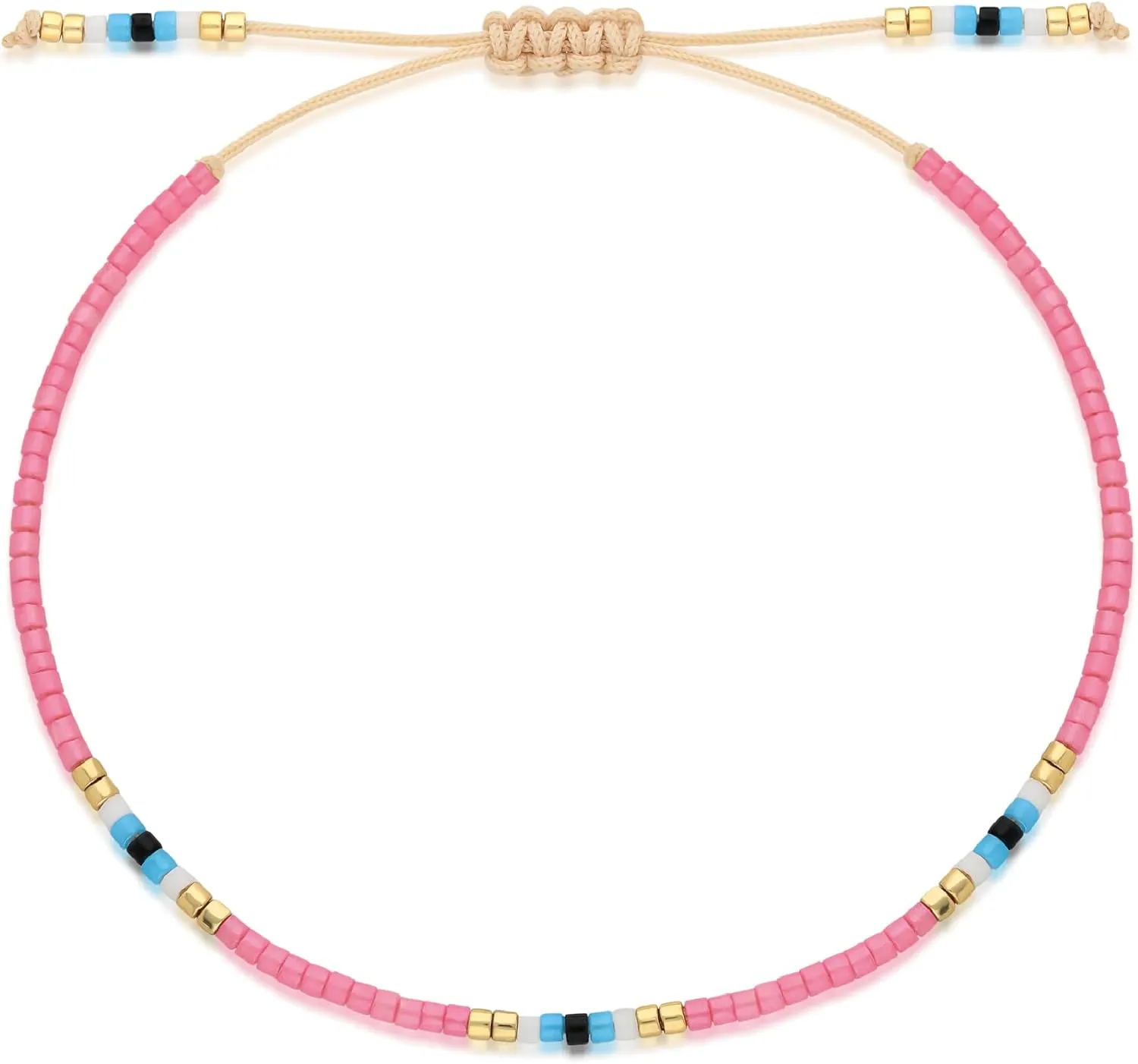Miyuki Seed Bead Evil Eye Bracelets, Beaded Bracelets for Women, String Evil Eye Jewelry, Adjustable Protection Bracelet, Gifts for Women, Luck Amulet for Women, Men, Family & Friends