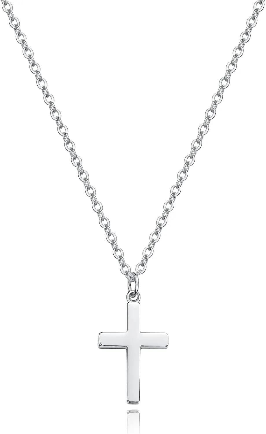 Moodear Cross Necklace for Women - Dainty 14K Gold Plated/Sterling Silver/Rose Gold Layered Cross Pendant Simple Cute Necklaces for Women Trendy Jewelry Gifts