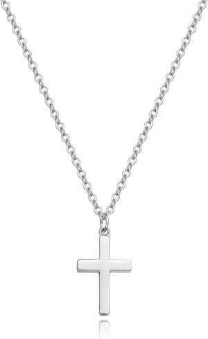 Moodear Cross Necklace for Women - Dainty 14K Gold Plated/Sterling Silver/Rose Gold Layered Cross Pendant Simple Cute Necklaces for Women Trendy Jewelry Gifts
