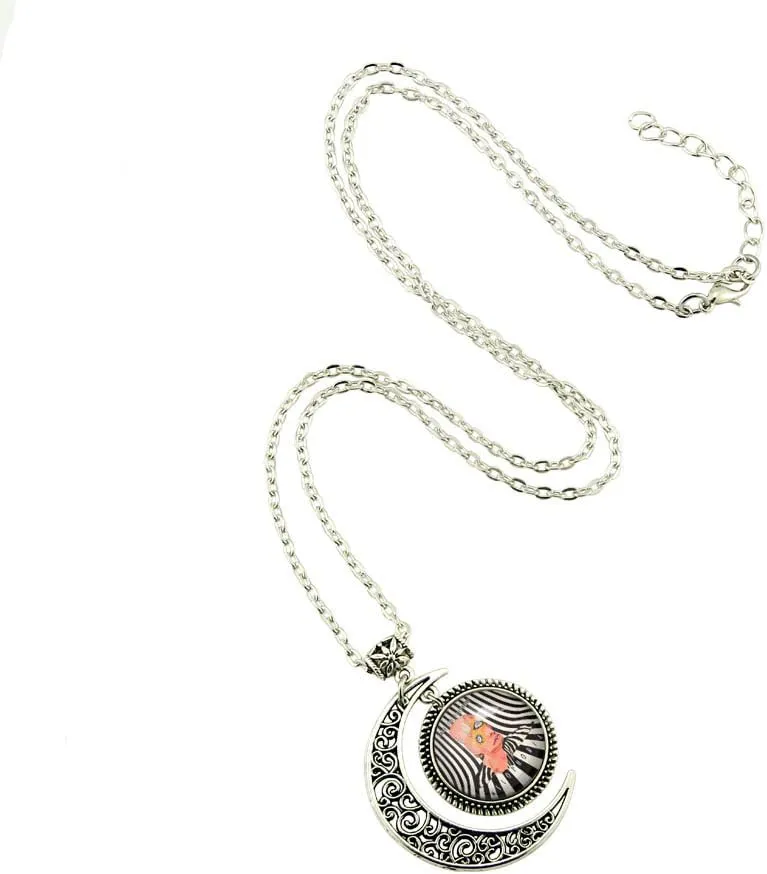 Moon pendant The Elephant necklace Melophobia jewelry The Elephant pendant Melophobia necklace