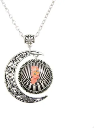Moon pendant The Elephant necklace Melophobia jewelry The Elephant pendant Melophobia necklace