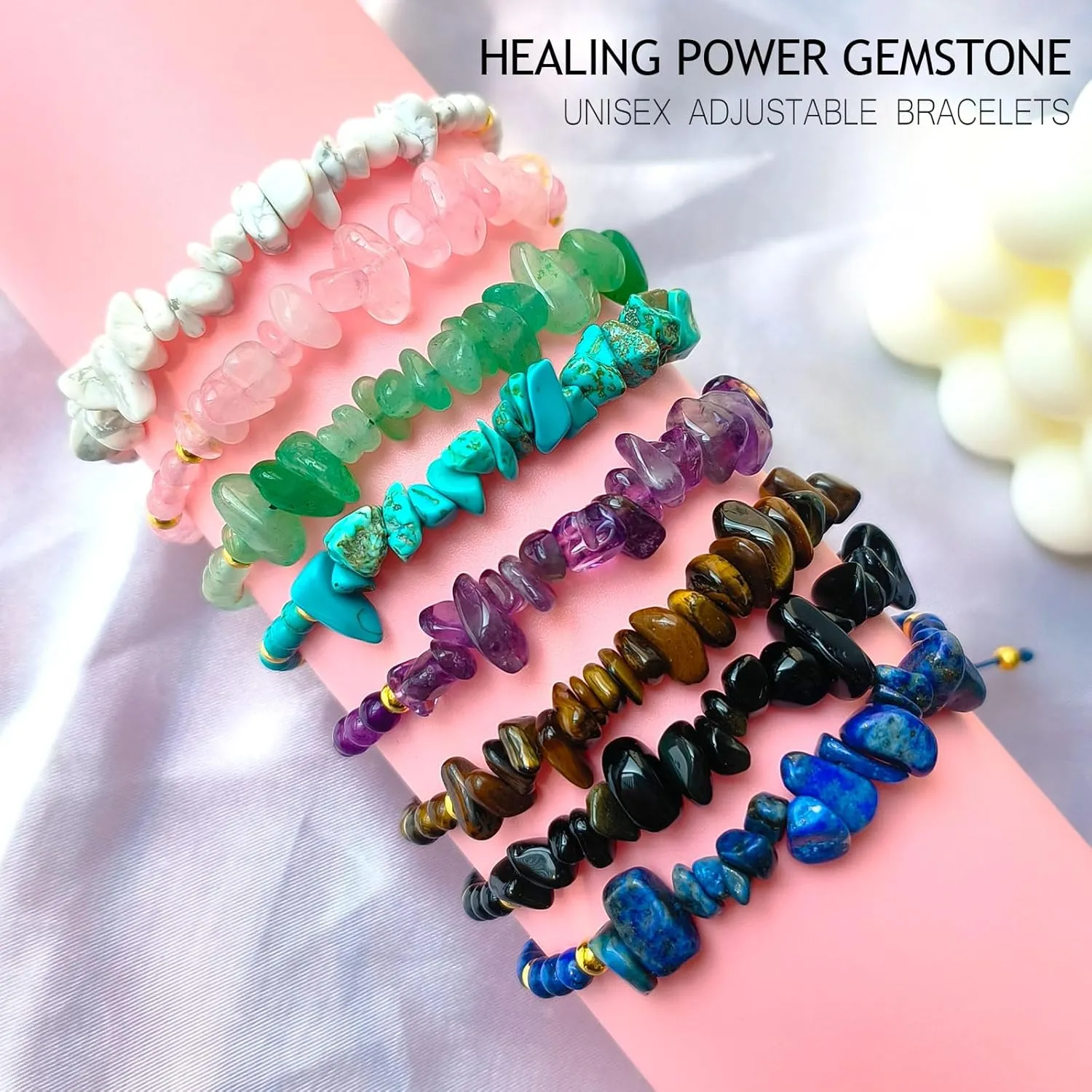 Mothers Day Gifts - Amethyst Bracelet for Women Healing Protection Natural Stone Gemstone Bracelet Purple Gifts for Women Teens Girls, Valentine's Day Birthday Christmas Gifts