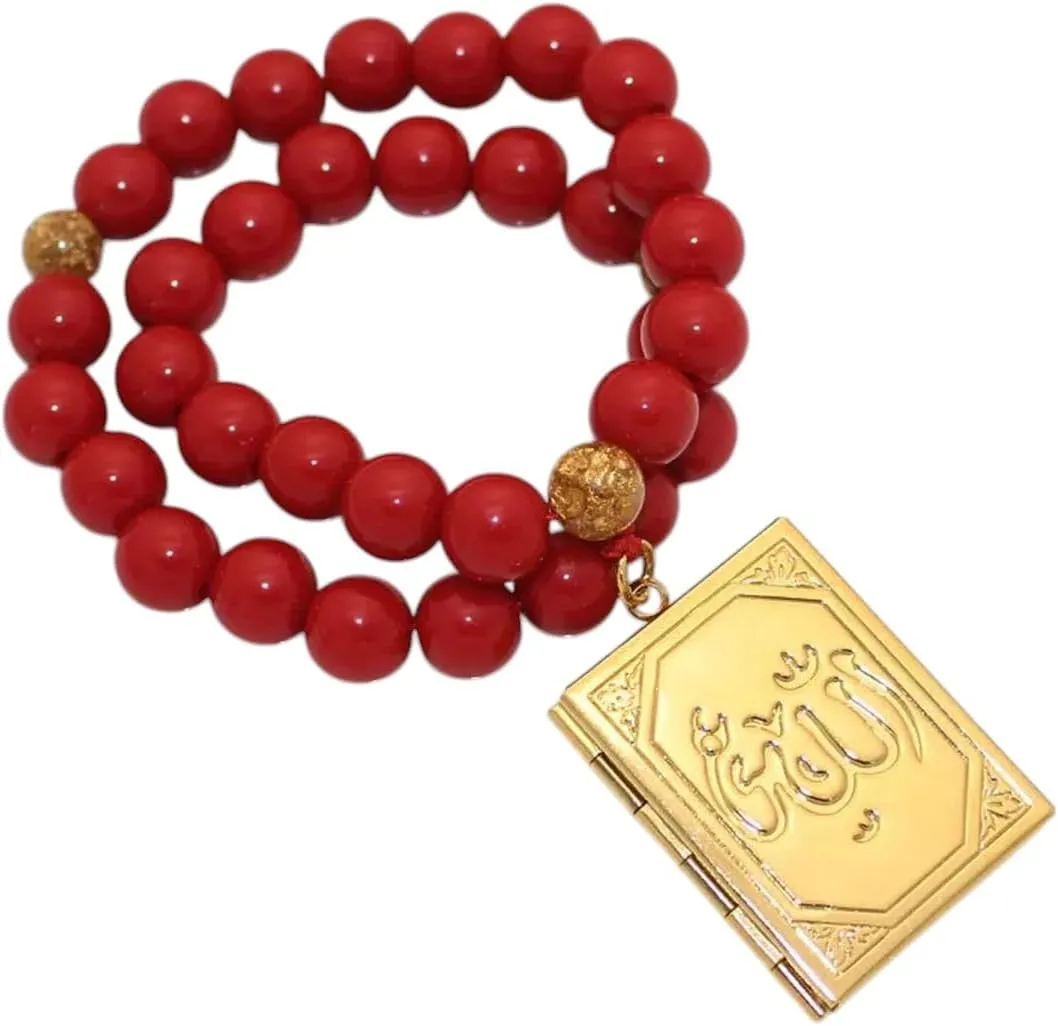 New 2025 Unisex Islam Muslim Quran Book Prayer 33 Beads Tasbih Bracelets Decoration Jewelry Luxury With For You Accessories Trendy Creative For Women And Men