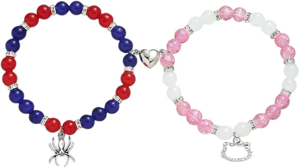 New 2025 Unisex Spider Friendship Bracelets Matching For Couples Best Friends Bracelet Jewelry Gifts Women Teen Hers Decoration Luxury Trendy Gift For Women And Men