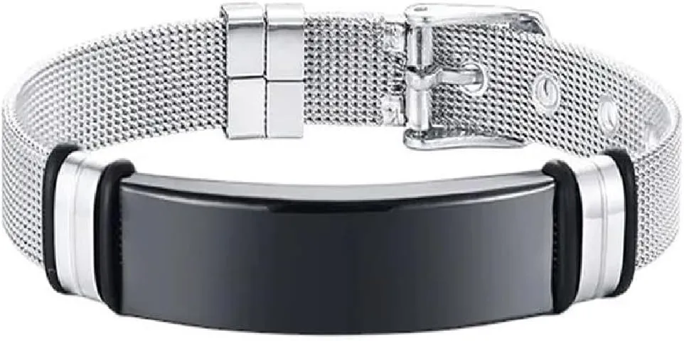 New 2026 Unisex English German Korean French Bible Prayer Stainless Steel Bracelet Men Jewelry Findings Fashion Trendy Accessories Creative Gift For Women And Men