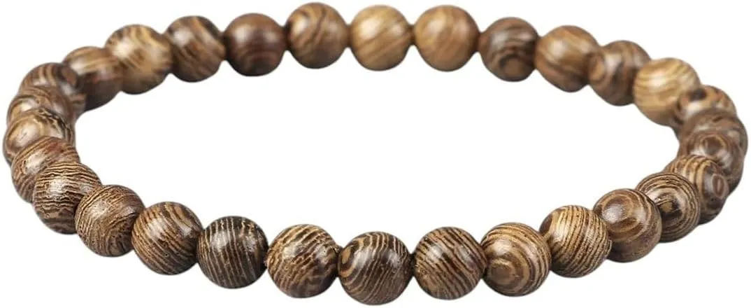 New 2026 Unisex Stainles Stell Men Natural Wooden Buddhist Buddha Beads Bracelets Elastic Rope Women Prayer Lover Wristband Jewelry Gift Fashion Trendy Accessories Creative For Women And Men