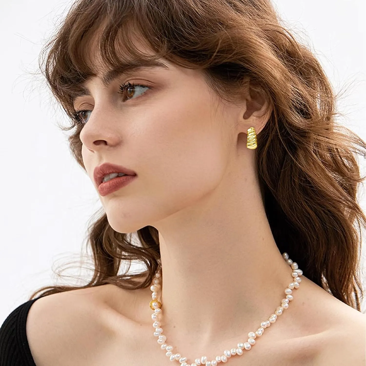 NEWITIN 69 Pieces Gold Jewelry Set for Women Fashion Costume Jewelry Gold Plated Necklace Bracelet Earrings Set for Women