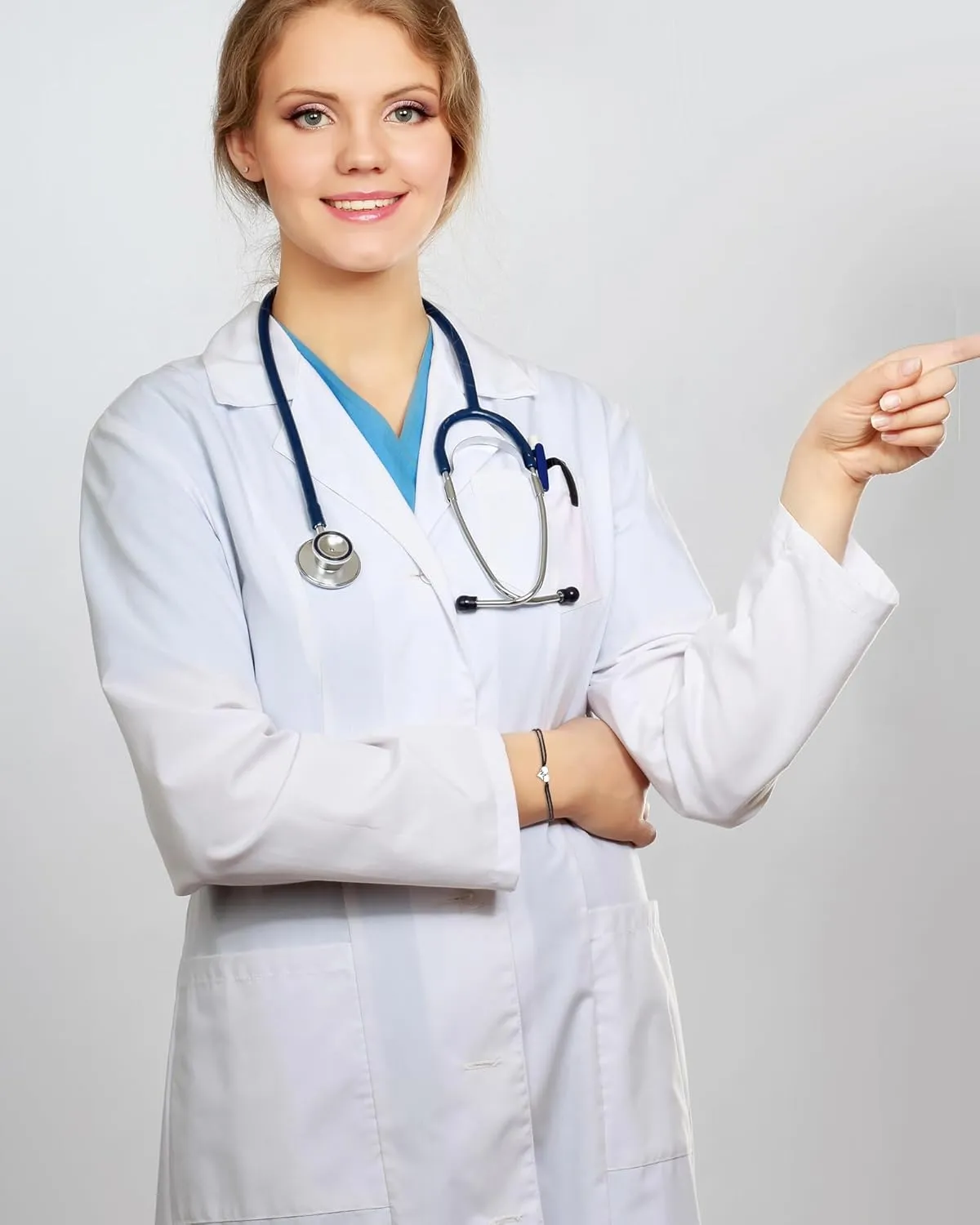 Nurse Gifts for Women Nurse Bracelets for Nurse Female Silver Stethoscope Bracelet Nurse Practitioner Gifts Nurse Appreciation Gifts Nurse Week Gifts for Nurse Practitioner Doctor Medical Student
