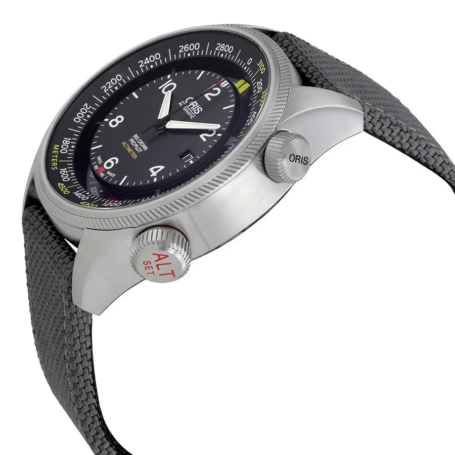 Oris Big Crown Altimeter Automatic Black Dial Men's Watch 733-7705-4164GYFS 01 733 7705 4164-07 5 23 17FC