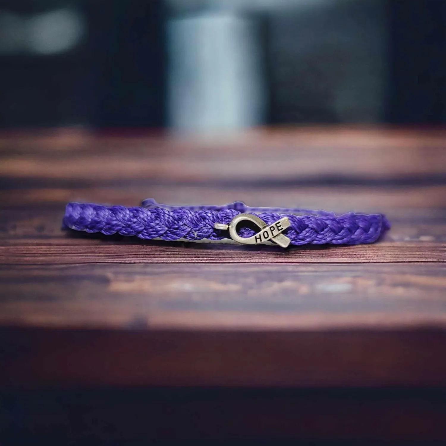 Pancreatic Cancer Awareness Bracelets | In Support of Loved Ones Battling Cancer | Fund Raising | Gift for her | him | Braided.