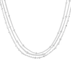 PAVOI 14K Gold Plated Dainty Layering Necklaces for Women | Snake Chain, Curb Link, Paperclip Layered Chains | Trendy Layering Necklace