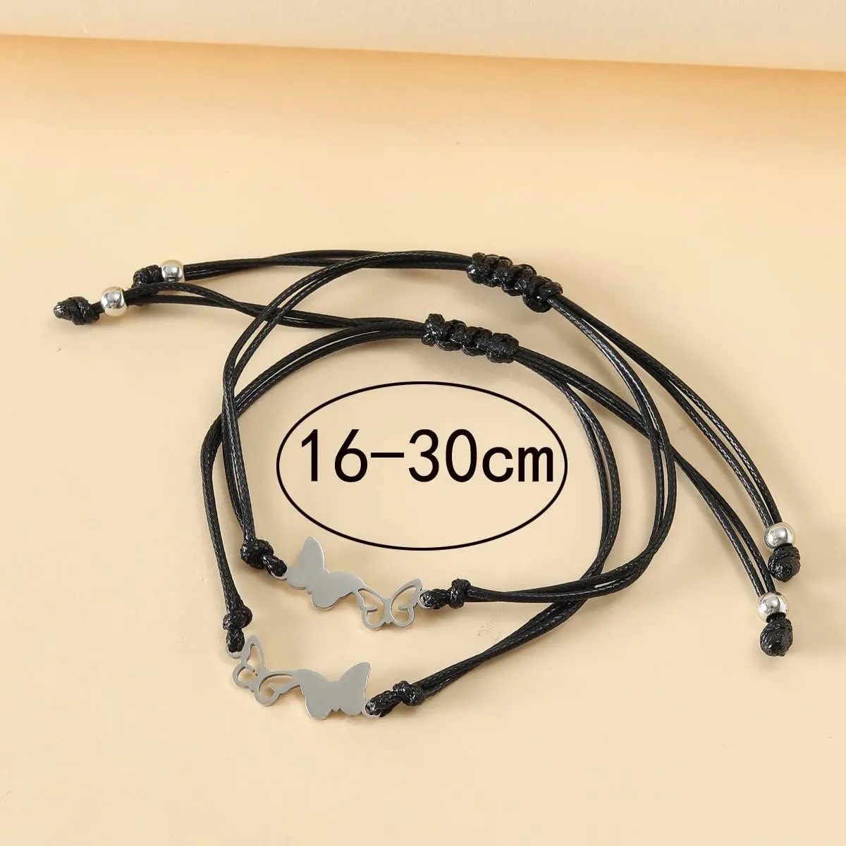 Pingyongchang 2/3 PCS Best Friend Friendship Bracelets Matching Butterfly Bracelet for Women Best Friends Distance Matching Bracelets Friendship Gifts for BFF Friend Sister Mother's Day Gift Jewelry