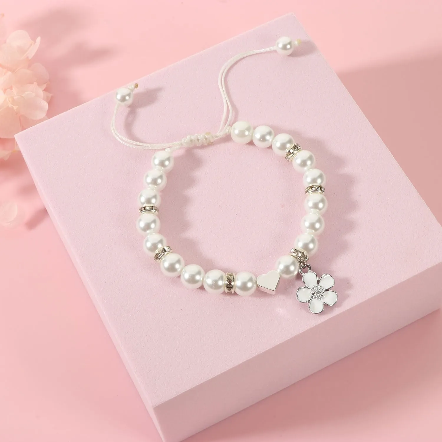 Proposal Bracelets, Thank You Flower Girl Gifts With Jewelry Box