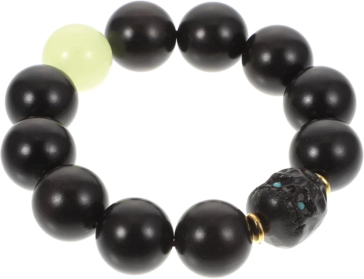 SOIMISS 1pc Ebony Bracelet Buddhist Beads Pendant Buddhist Beads Bracelets Ebony Jewelry Buddhist Chain Wood