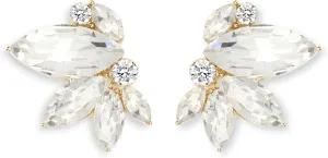 Sparkly Rhinestone Drop Earring Dainty Faux Crystal Earring Studs for Women Wedding Prom Party