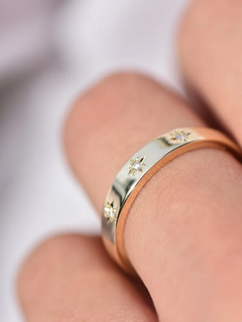Stella Ring - 9k Gold