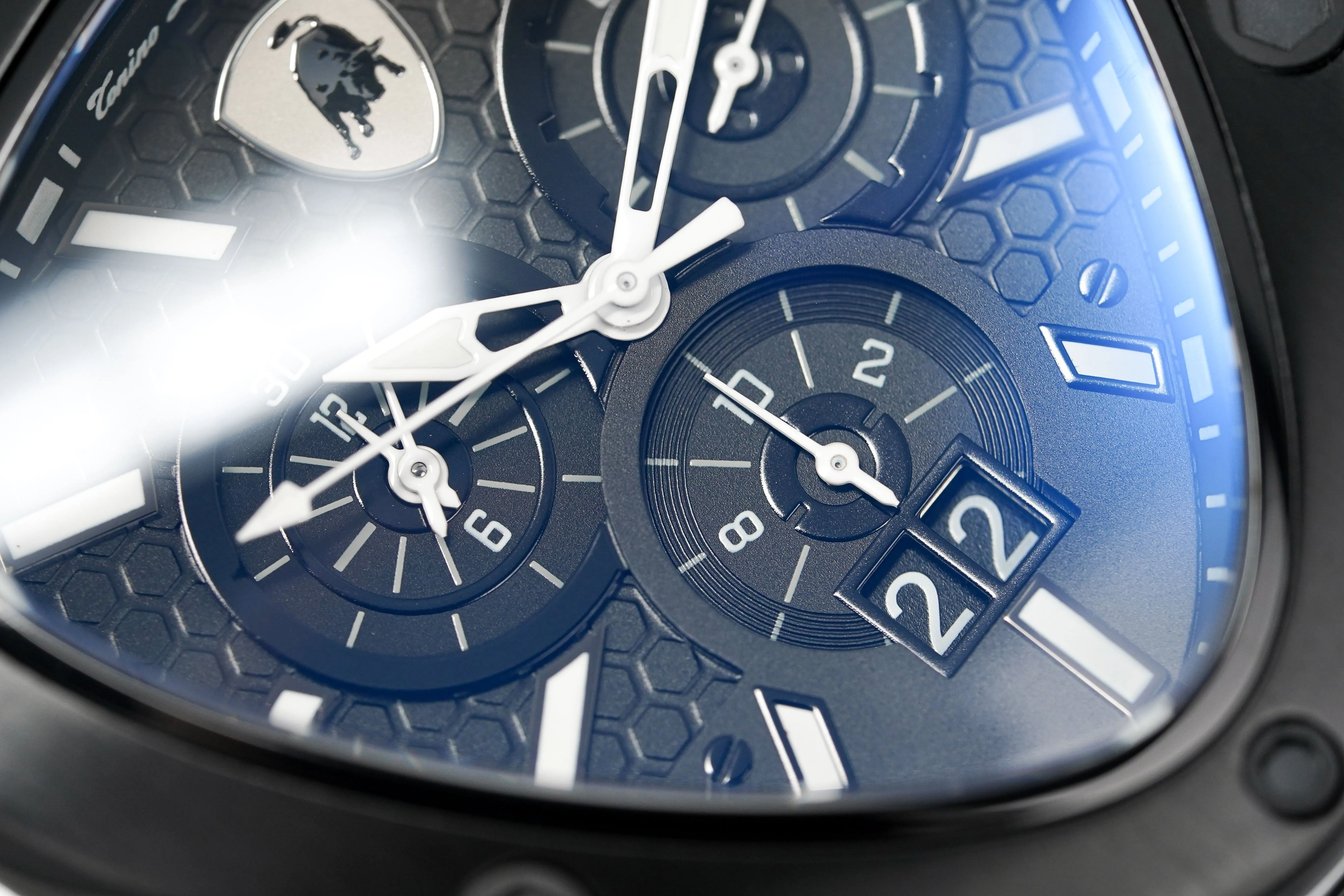 Tonino Lamborghini Spyder X Chronograph White Black PVD T9XD
