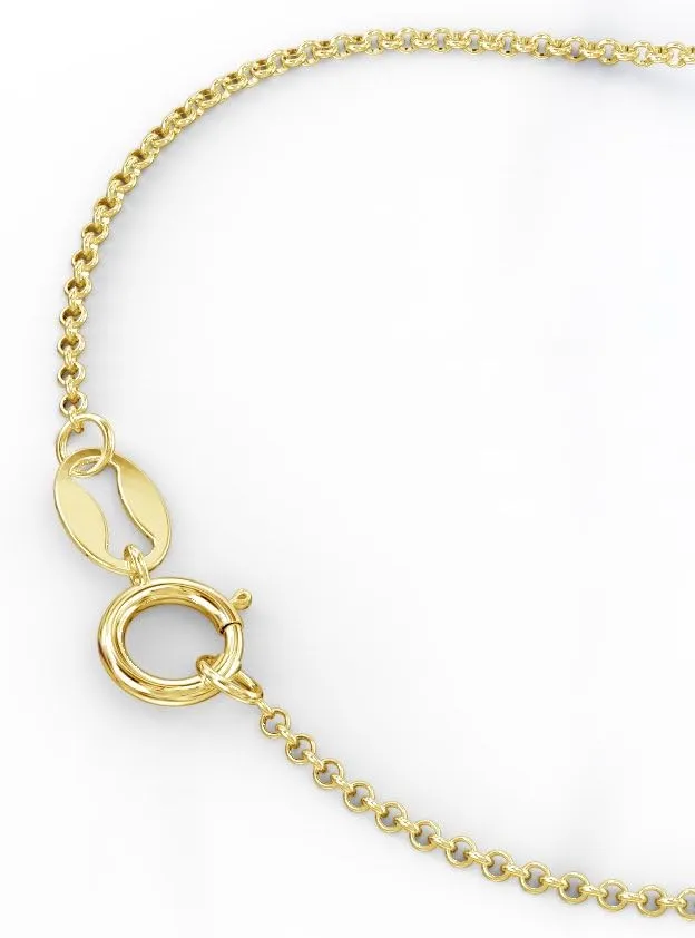 TSD 14K Flower Name Necklace by JEWLR