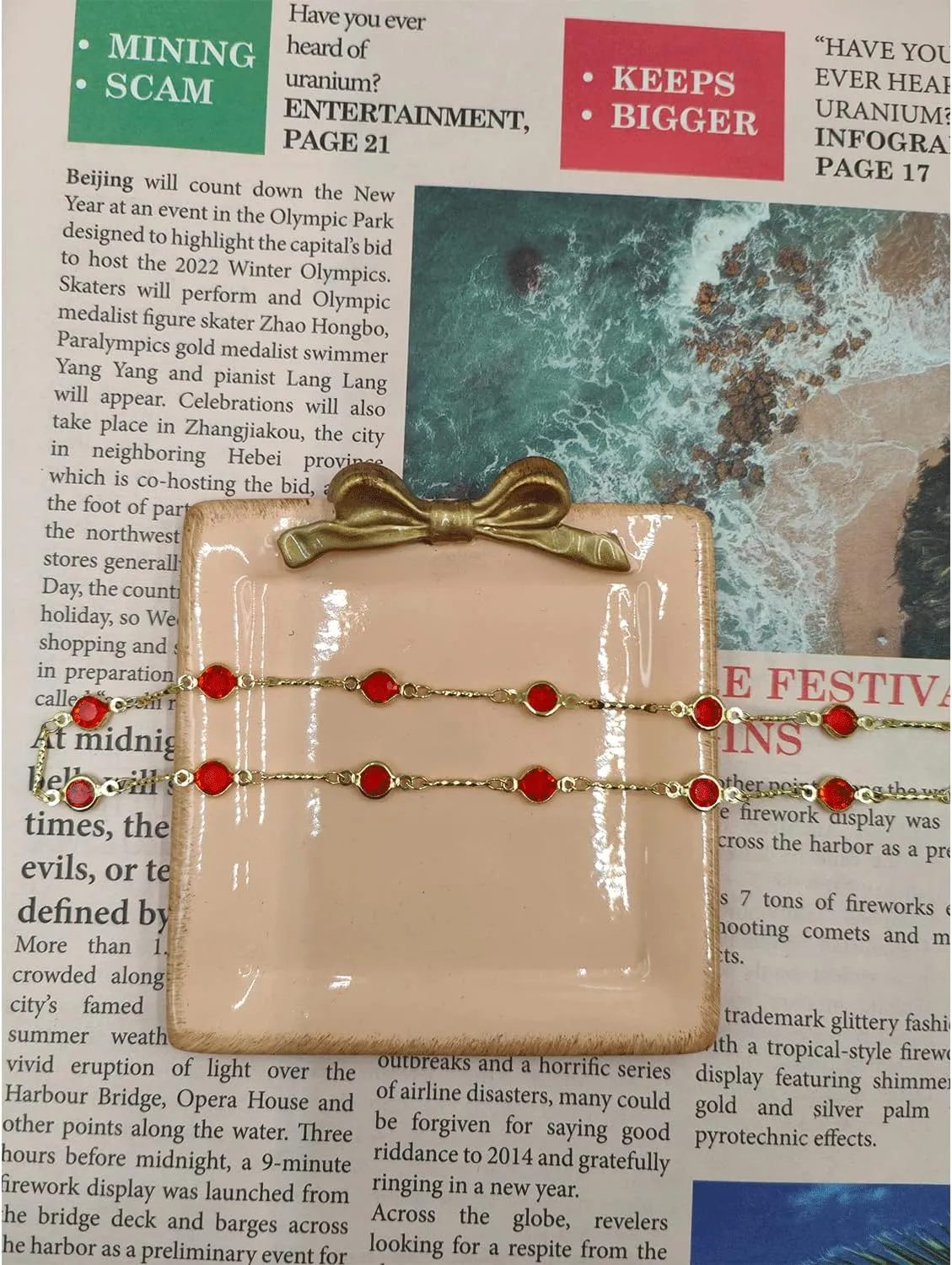 Turquoise Dainty Choker Necklace for Women Green Crystal Stone Chain Link Necklace Emerald Cubic Zircon Rhinestone Quartz Charm Necklaces Jewelry for Women