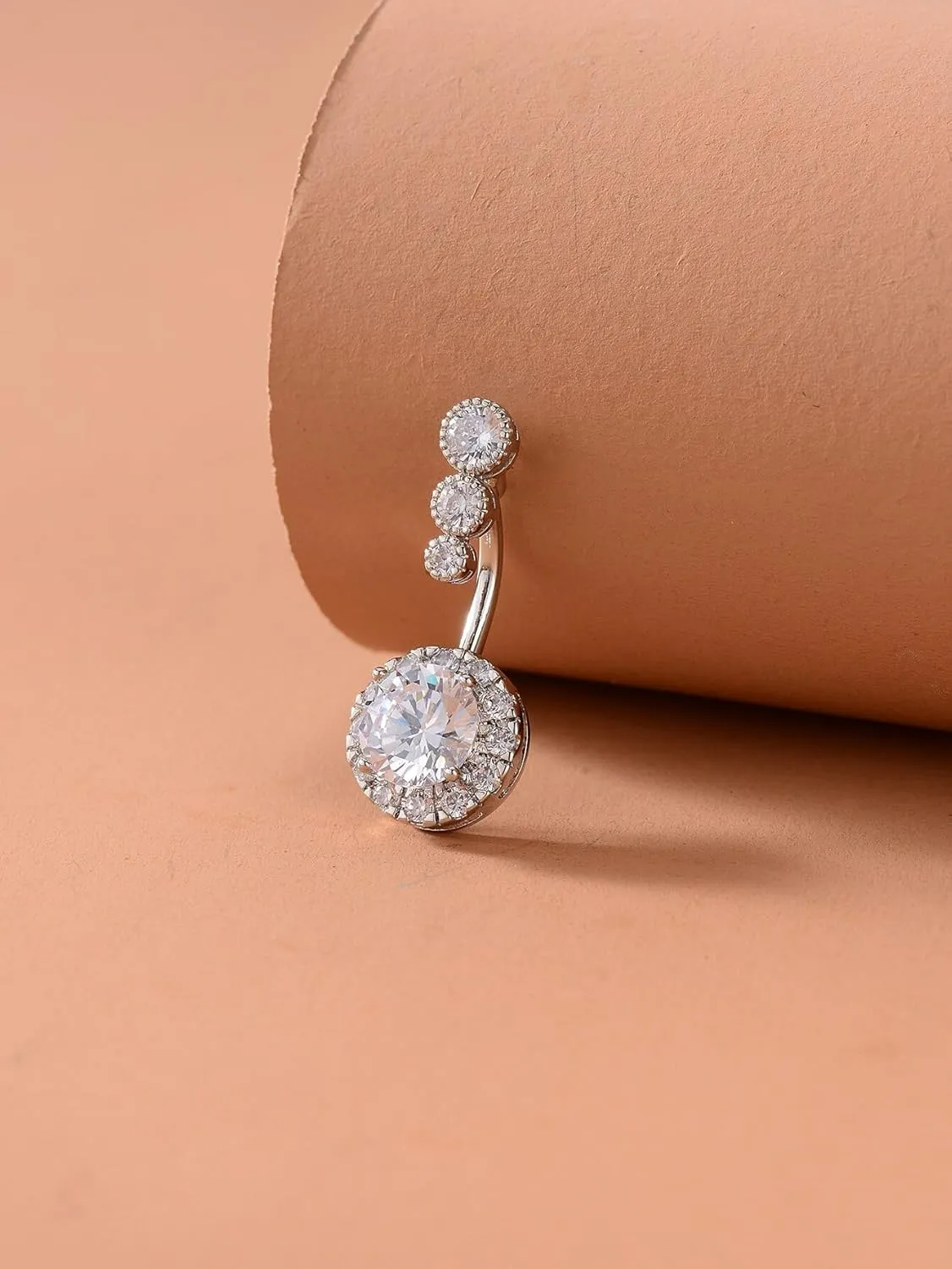 VCMART Belly Button Ring Belly Button Piercing Surgical Steel Belly Rings 14G Belly Button Rings Belly Navel Rings Piercing Jewelry