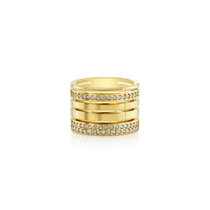 Vita Fede Ring Pila Band in Gold