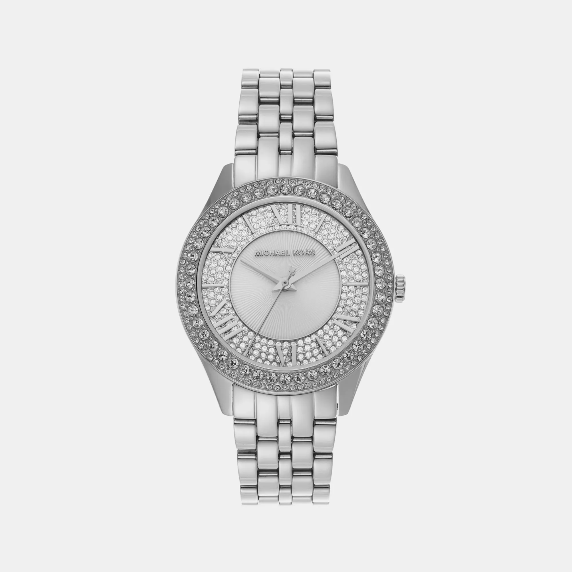 Women White Analog Stainless Steel Watch MK4708